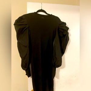 Fashion nova fitted dress long puffed sleeves